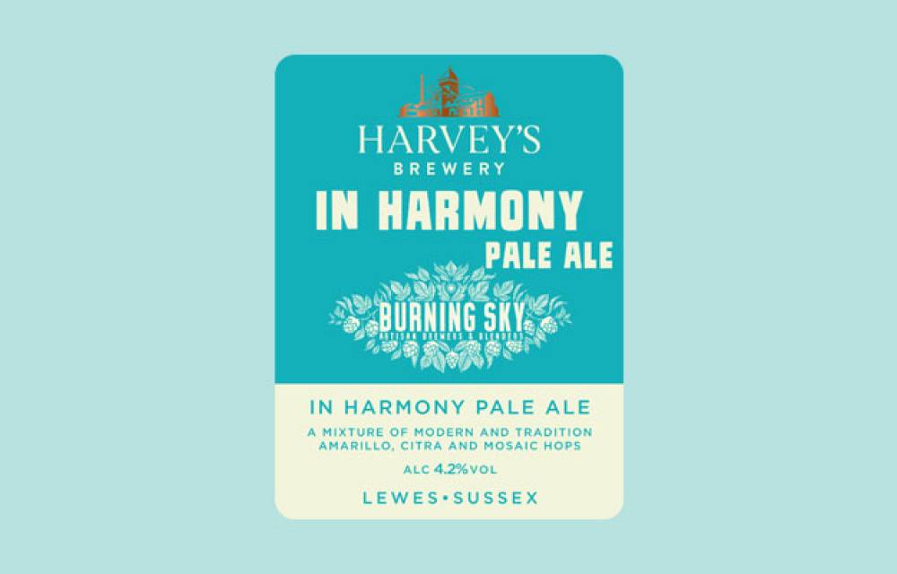 In Harmony Pale Ale Pump Clip