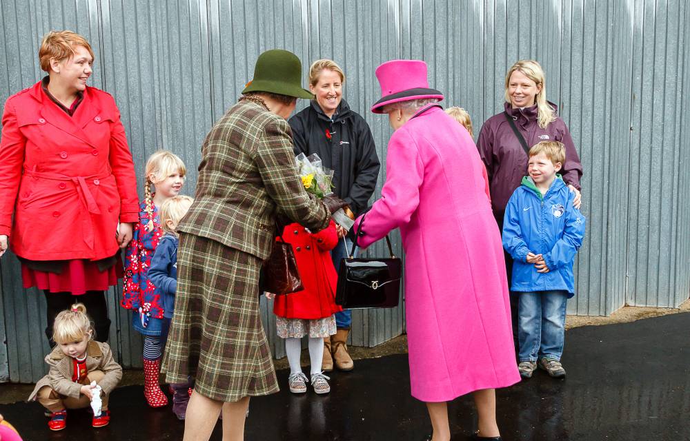 HRH Queen Elizabeth II Sussex visit