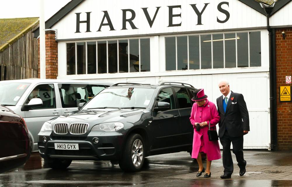 HRH Queen Elizabeth II Sussex visit