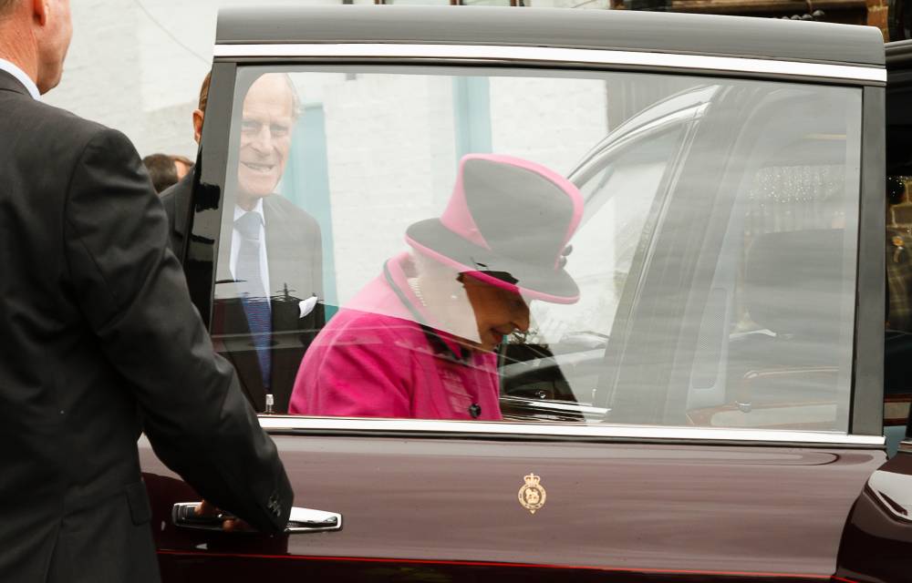 HM The Queen and HRH the Duke of Edinburgh Harvey's Brewery 2013