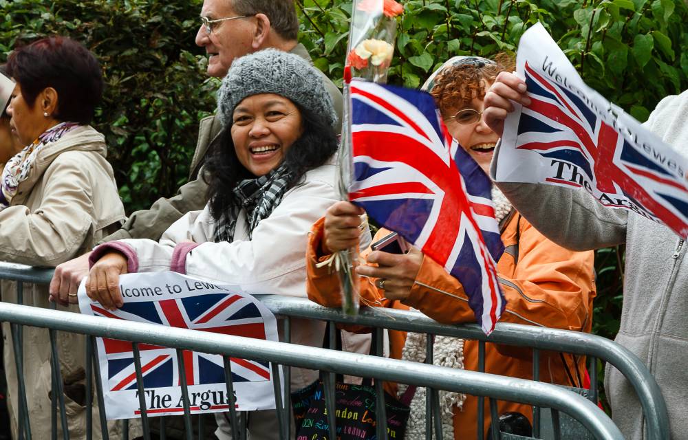 HRH Queen Elizabeth II Sussex visit