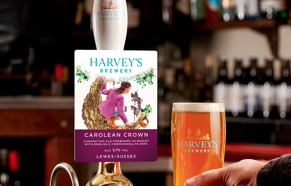 Carolean Crown on Cask